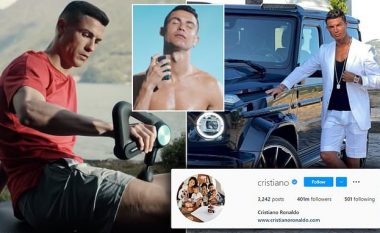 Me arritjen e 400 milionë ndjekësve, Ronaldo tani po fiton mbi dy milionë euro për një postim në Instagram