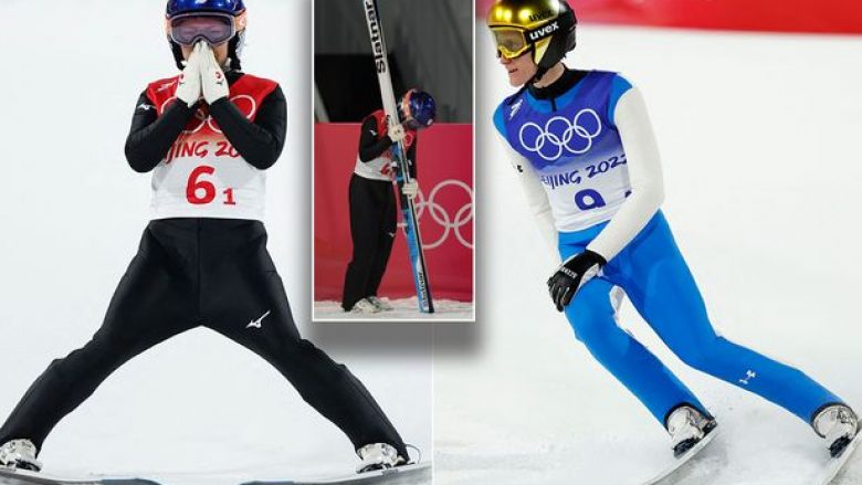 Pesë gra në kërcim së larti me ski në Lojërat Olimpike Dimërore u diskualifikuan për veshjet e tyre të papërshtatshme