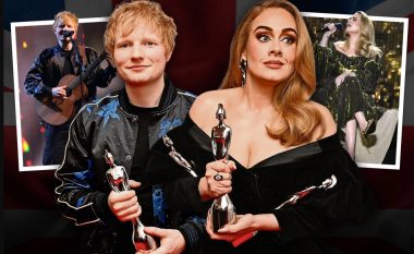 Pakënaqësi në Brit Awards: Ed Sheeran thuhet se është i frustruar që u vlerësua me vetëm një çmim, ndërkohë që Adeles iu dhanë tri