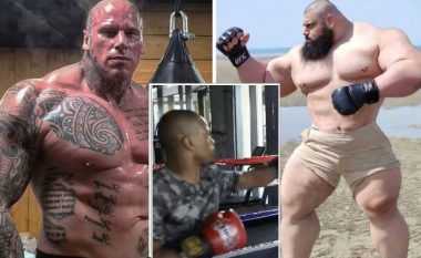 Në duelin kryesor të mbrëmjes mes “Njeriut më të Frikshëm në Botë” dhe “Hulkut Iranian”, do të boksojë edhe Patrice Evra