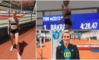Gresa Bakraqi thyen dy rekorde të Kosovës në atletikë, në 800 dhe 1500 metra