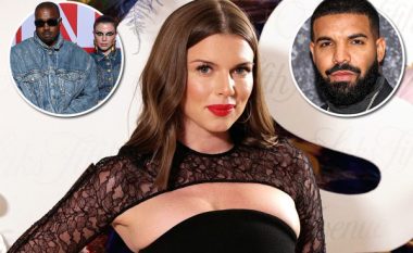 Julia Fox thyen heshtjen për thashethemet e romancës me Drake dhe konfliktin e tij me Kanye West