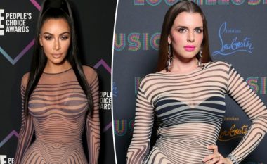 Julia Fox i quan krahasimet e veshjeve me Kim Kardashian 'të pafata'