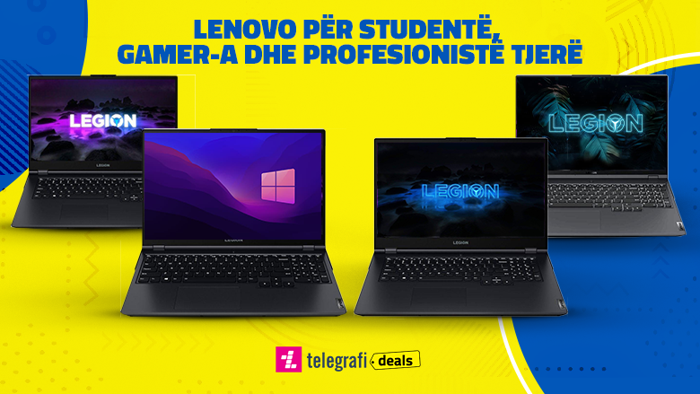 Bien në zbritje laptopët Lenovo për studentë, gamer-a dhe profesionistë tjerë