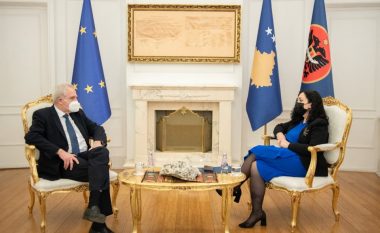 Osmani i thotë zv.presidentit të Parlamentit Evropian: Kosova i ka plotësuar kriteret për liberalizim vizash