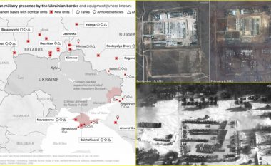 Imazhet e reja satelitore tregojnë grumbullimin e ushtrisë së Putinit rreth Ukrainës – ato tregojnë një fazë të re të aktivitetit rus