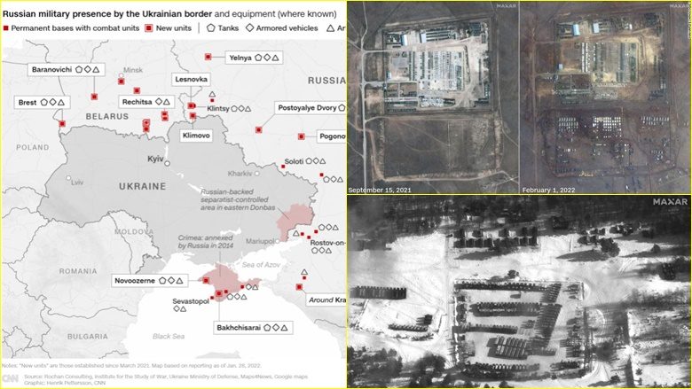 Imazhet e reja satelitore tregojnë grumbullimin e ushtrisë së Putinit rreth Ukrainës – ato tregojnë një fazë të re të aktivitetit rus