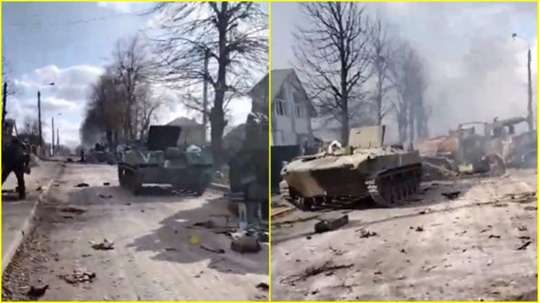 Artileria ukrainase shkatërroi plotësisht më shumë se 100 njësi të pajisjeve të Rusisë, përfshirë tanke