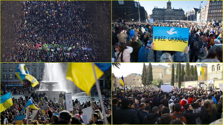 Qindra mijëra njerëz në rrugë dhe sheshe – protestat sot nëpër kryeqytetet e Evropës, kundër agresionit rus në Ukrainë