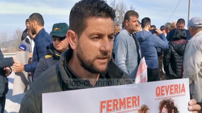 Protestojnë fermerët e Lushnjës, Beratit dhe Fierit – bllokojnë rrugën nacionale