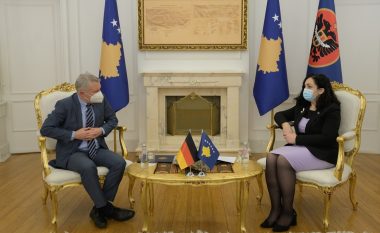Ambasadori Rohde i përcolli presidentes Osmani urimin e presidentit gjerman për 14-vjetorin e pavarësisë së Kosovës