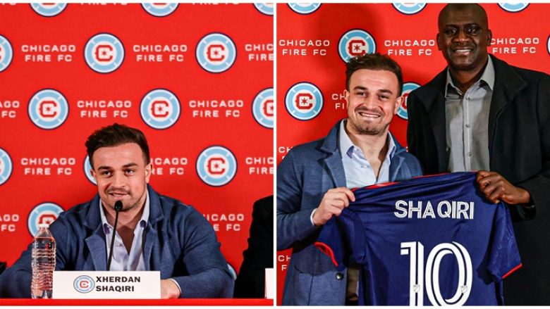 Xherdan Shaqiri mban konferencën e parë te Chicago Fire