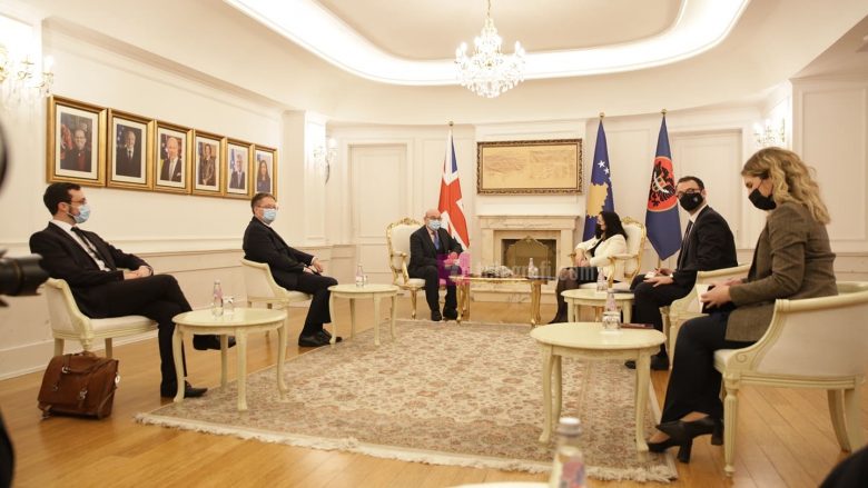 Osmani pas takimit me të dërguarin Peach: Britania e Madhe ndër aleatët kryesor të Kosovës