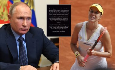 Tenistja numër një e Rusisë i bën thirrje Putinit që të ndalojë luftën
