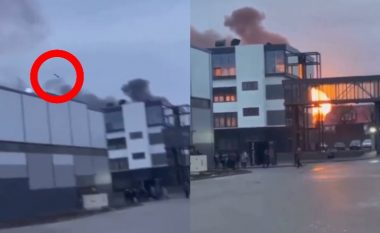 Aeroporti Ivano-Frankivsk në Ukrainë goditet nga raketat ruse – pamje që pretendohet se tregojnë një gjë të tillë
