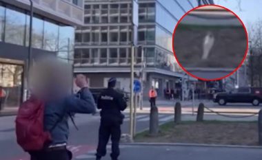 Hodhi shishe të plastikës në drejtim të autokolonës së Bidenit, policia belge arreston burrin që ishte nën ndikim të alkoolit