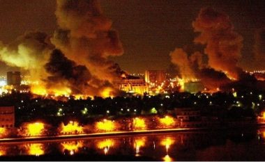Reutersi përgënjeshtron Rusinë, imazhet e postuara nuk janë të bombardimit të Serbisë nga NATO – ato shfaqin Bagdadin