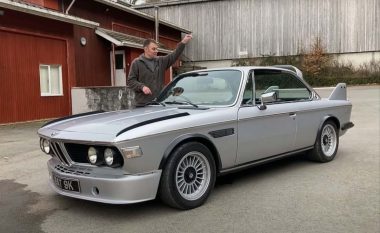 BMW E9 Coupe “rikthehet në jetë”, kësaj radhe me motor elektrik të Teslas që prodhon 450 kuaj-fuqi