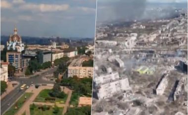 Dikur qytet i bukur port, sot vetëm gërmadha – pamje të Mariupolit para dhe pas bombardimeve
