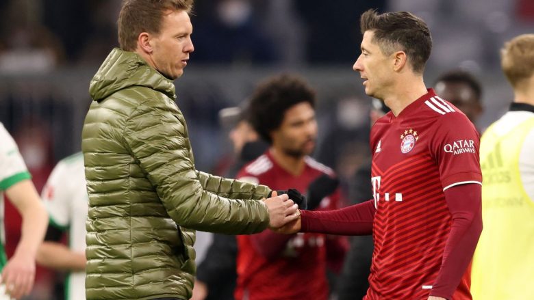 Nagelsmann konfirmon vështirësitë që po ka Bayerni për ta mbajtur Lewandowskin