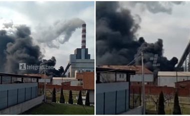 Zjarr në fabrikën e plastikës në Obiliq - pamje nga vendi i ngjarjes