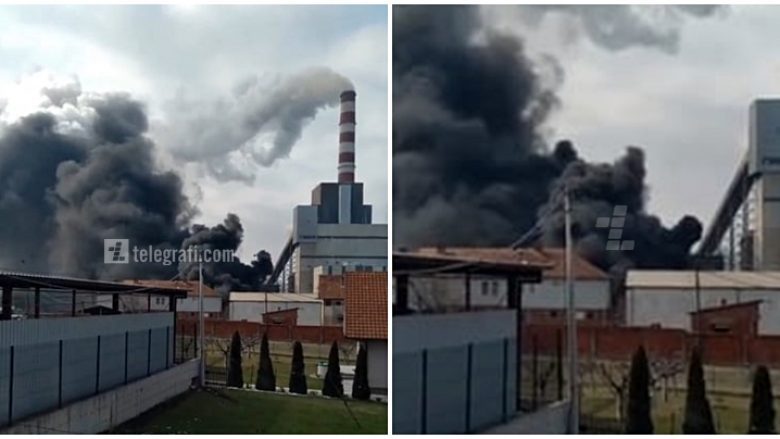 Zjarrfikësit e KEK-ut intervenuan për ta shuar zjarrin në fabrikën e plastikës në Obiliq