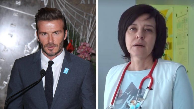 David Beckham i huazon llogarinë e Instagramit me mbi 71 milionë ndjekës mjekes ukrainase në Kharkiv për të postuar për gjendjen e grave shtatzëna