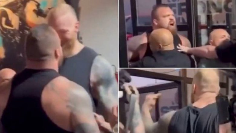 Tensionohen gjërat para “Ndeshjes më të rëndë në histori të boksit” – Eddie Hall kërcënon se do ta kafshojë hundën e Thor Bjornsson