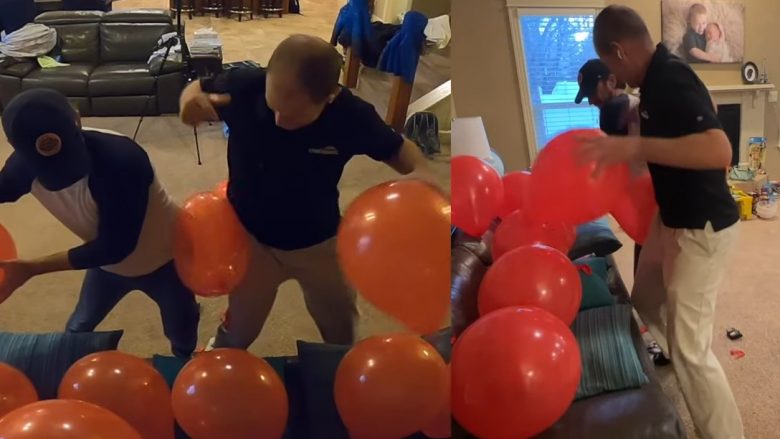 Burrat në Idaho shpërthejnë 10 balona mes trupave të tyre në 15.25 sekonda