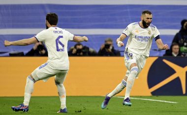 Real Madrid përmbys gjithçka, Benzema shënon dy herë brenda tre minutash