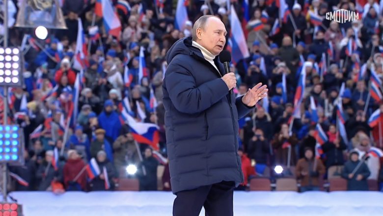 A po i sajon imazhet dhe fjalimet presidenti i Rusisë – Putin zhduket prej transmetimit live të televizionit shtetëror