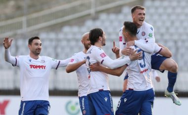 Emir Sahiti feston ftesën e Kosovës me gol, shënon në fitoren e thellë të Hajduk Split