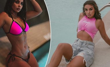 Linda Halimi vazhdon të tregojë rezultatet e shkëlqyera të palestrës në paraqitjet atraktive me bikini