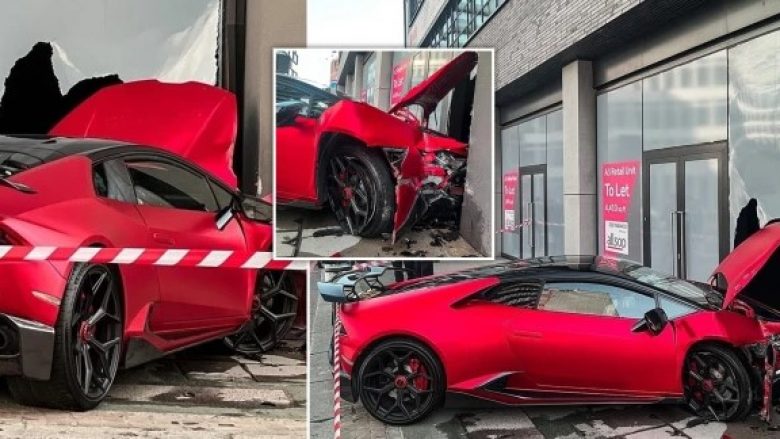 Britaniku përplasi Lamborghin-in e tij 180 mijë eurosh, duke e lënë “të copëtuar”