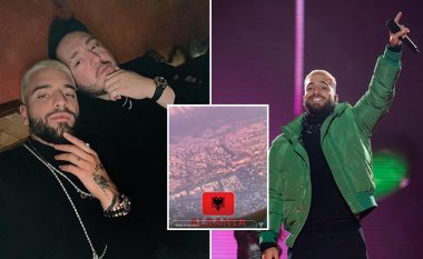 Mbi 12 mijë njerëz të pranishëm në koncert, Maluma dhe menaxheri i tij ateruan në Shqipëri me këngë rapsodike shqiptare
