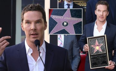 Aktori Benedict Cumberbatch në ceremoninë e Walk of Fame: Duhet bërë më shumë për Ukrainën, duhet të veprojmë