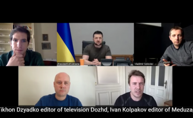 Publikohet intervista e Zelenskyt me gazetarët rus – Kremlini nuk dëshironte të dihet e vërteta për Ukrainën