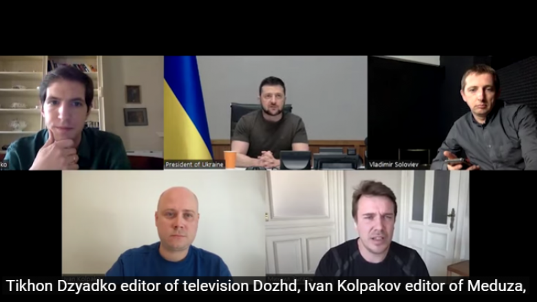 Publikohet intervista e Zelenskyt me gazetarët rus – Kremlini nuk dëshironte të dihet e vërteta për Ukrainën