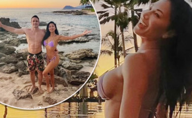 Nicole Scherzinger nxjerr në pah dekoltenë dhe linjat e përkryera në bikini teksa shijon pushimet me të dashurin në Hawaii