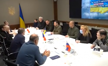 Në Kiev, nis takimi i Zelenskyt me kryeministrat polak, çek dhe slloven