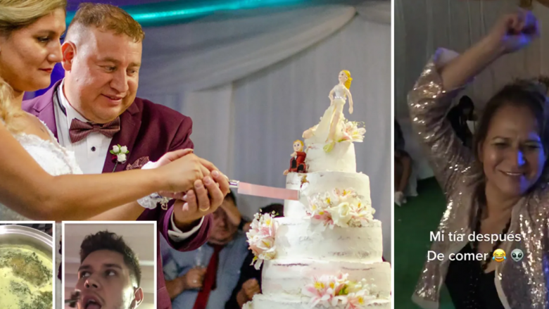Në një dasmë në Kili u servua tortë me marihuanë – pamjet e bëra virale tregojnë efektet që goditën të ftuarit