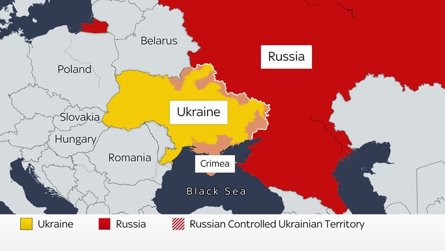 Ku po luftojnë forcat ruse dhe ukrainase?
