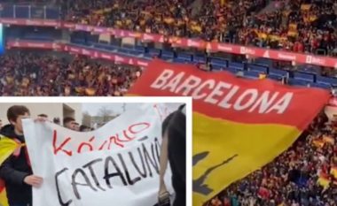Vërshëllyen himnin e Shqipërisë dhe shfaqën parullën "Kosova është Serbi" para ndeshjes - tifozët spanjollë me veprim të shëmtuar në miqësore