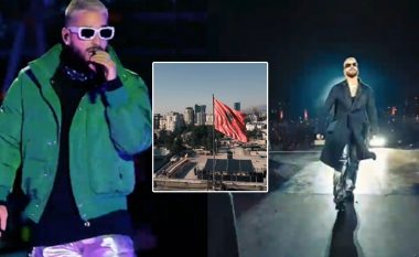 Mbajti për herë të parë koncert në Shqipëri, Maluma publikon pamje të reja nga atmosfera në Tiranë