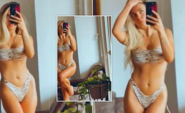 Publikon një video me bikini të bërë në vitin 2021, Beatrix Ramosaj thotë se dëshiron të motivohet për t’iu rikthyer ushtrimeve në palestër