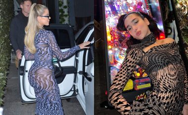 Dua Lipa dhe Khloe Kardashian vishen me fustan të ngjashëm