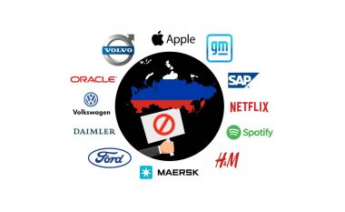 Largim masiv i kompanive botërore nga tregu rus pas vendosjes së sanksioneve