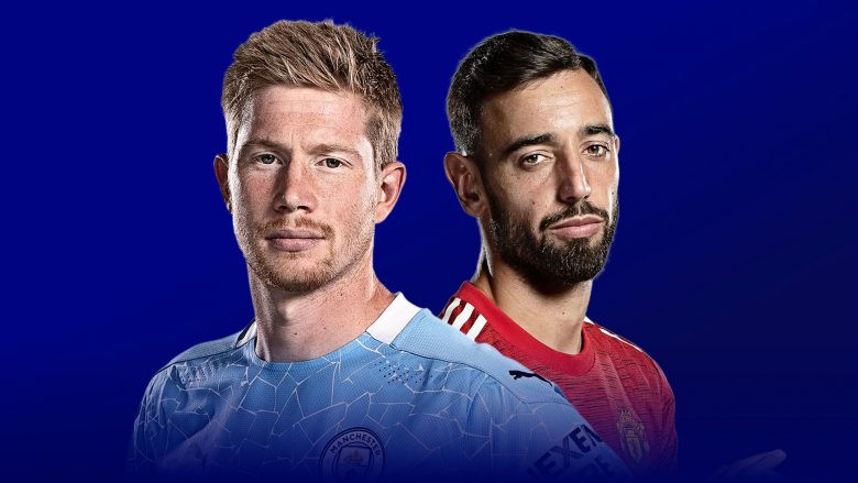 Formacionet zyrtare të derbit në Ligën Premier: Manchester City – Manchester United