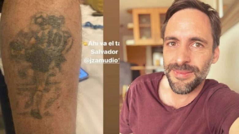 Çfarë mrekullie! Një tatuazh i Maradonës shpëton gazetarin e arrestuar në Ukrainë