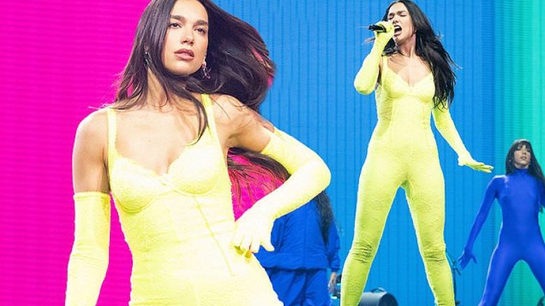 Dua Lipa duket senzacionale në koncertin e radhës nga turneu amerikan